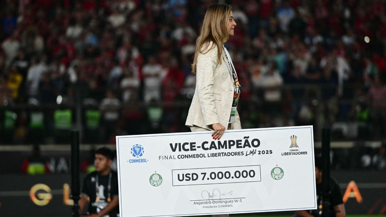 'Calma, mas triste': Leila se pronuncia após vice do Palmeiras na Libertadores