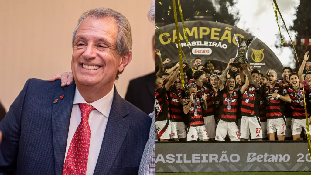 Bap celebra título do Brasileirão do Flamengo e provoca Palmeiras