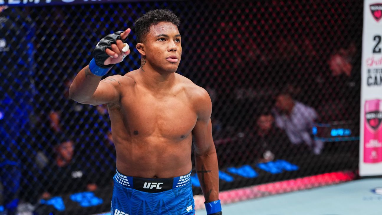 Brasileiro que não bateu peso antes do UFC 323 nocauteia e desabafa: 'Não estou feliz...'