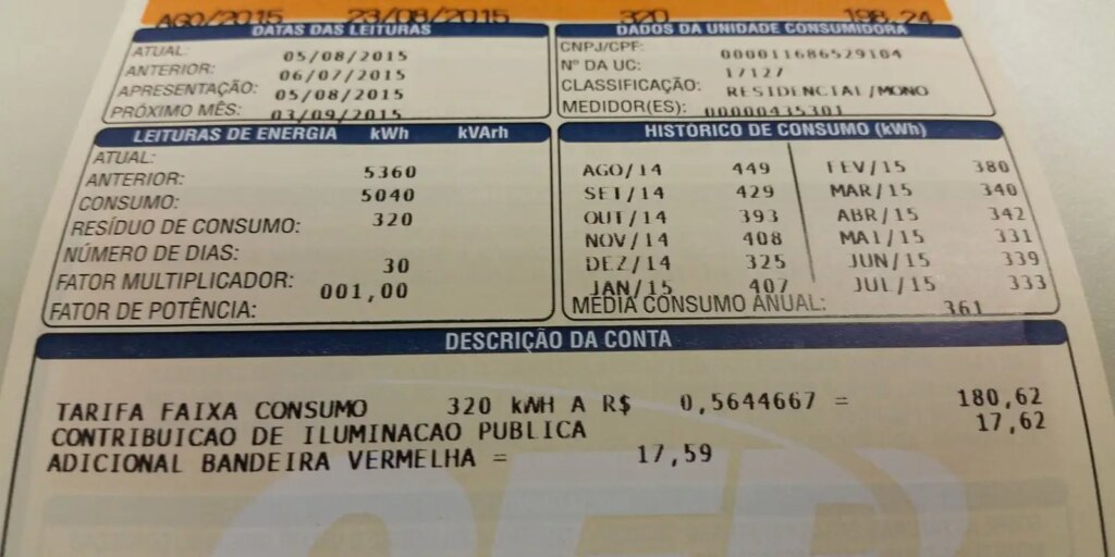 Consumidor pagará menos na conta de luz em janeiro