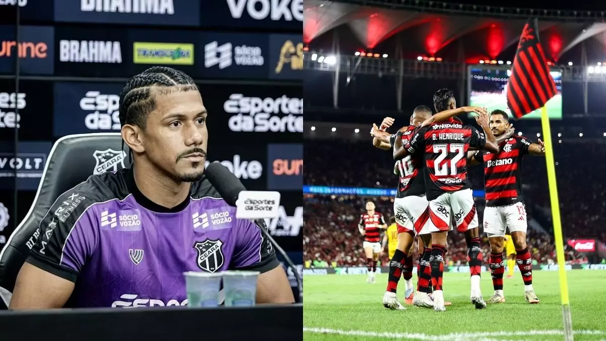 Jogador do Ceará faz pedido especial ao elenco para jogo contra o Flamengo no Maracanã