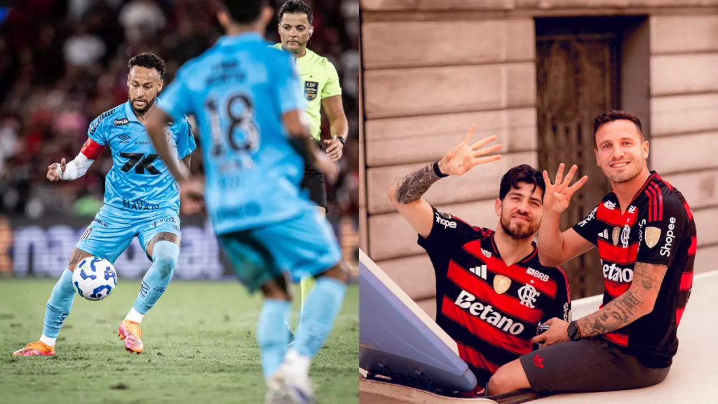 Neymar manda mensagem para Filipe Luís após Flamengo ganhar a Libertadores
