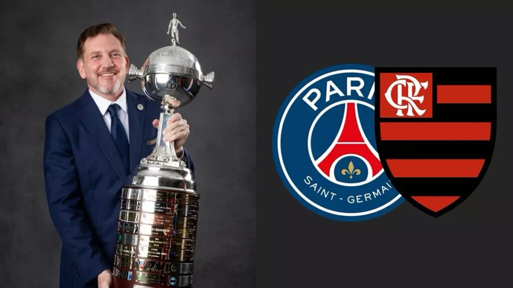 Presidente da Conmebol manda recado entusiasmado ao Flamengo antes da final do Mundial contra o PSG