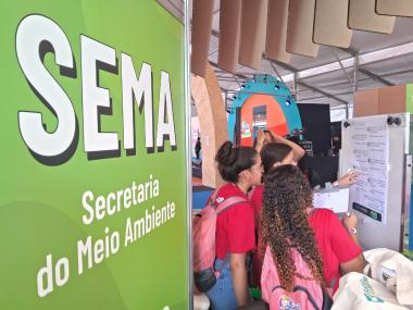 Sema destaca juventude e sustentabilidade no maior Encontro Estudantil do Brasil com ações do AJA Bahia