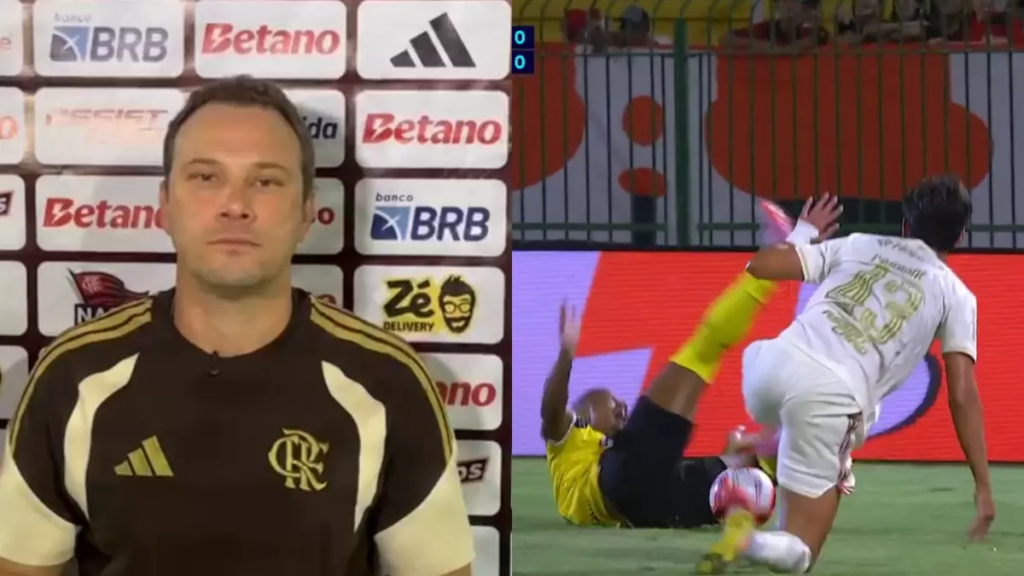 Técnico desabafa sobre expulsão de Carbone no jogo do Flamengo x Volta Redonda
