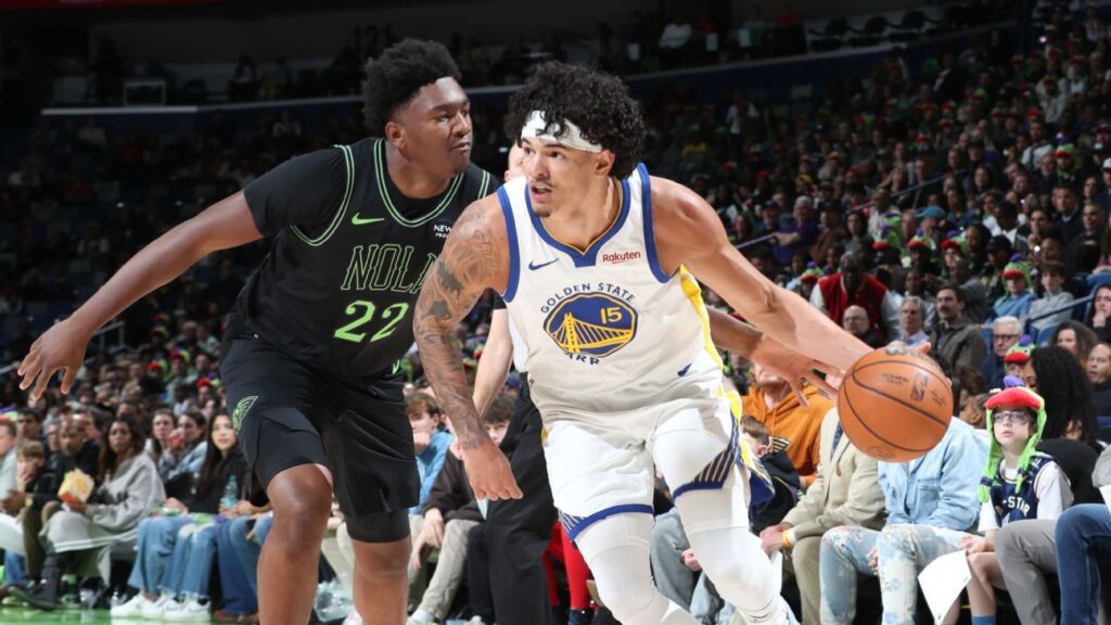 Gui Santos anota mais um duplo-duplo, mas Warriors caem para os Pelicans na NBA