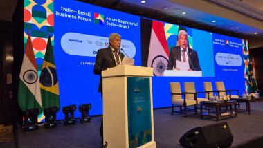 Jerônimo Rodrigues apresenta potencial da Bahia para empresários e autoridades no Fórum Índia-Brasil