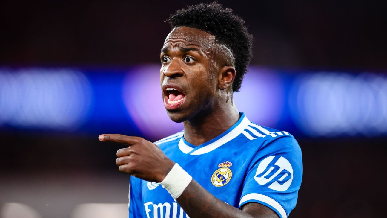 Hazard vê carreira de Vinicius Jr. em risco por tudo que brasileiro sofre: 'Não me surpreenderia se dissesse que vai abandonar o futebol aos 30 anos'