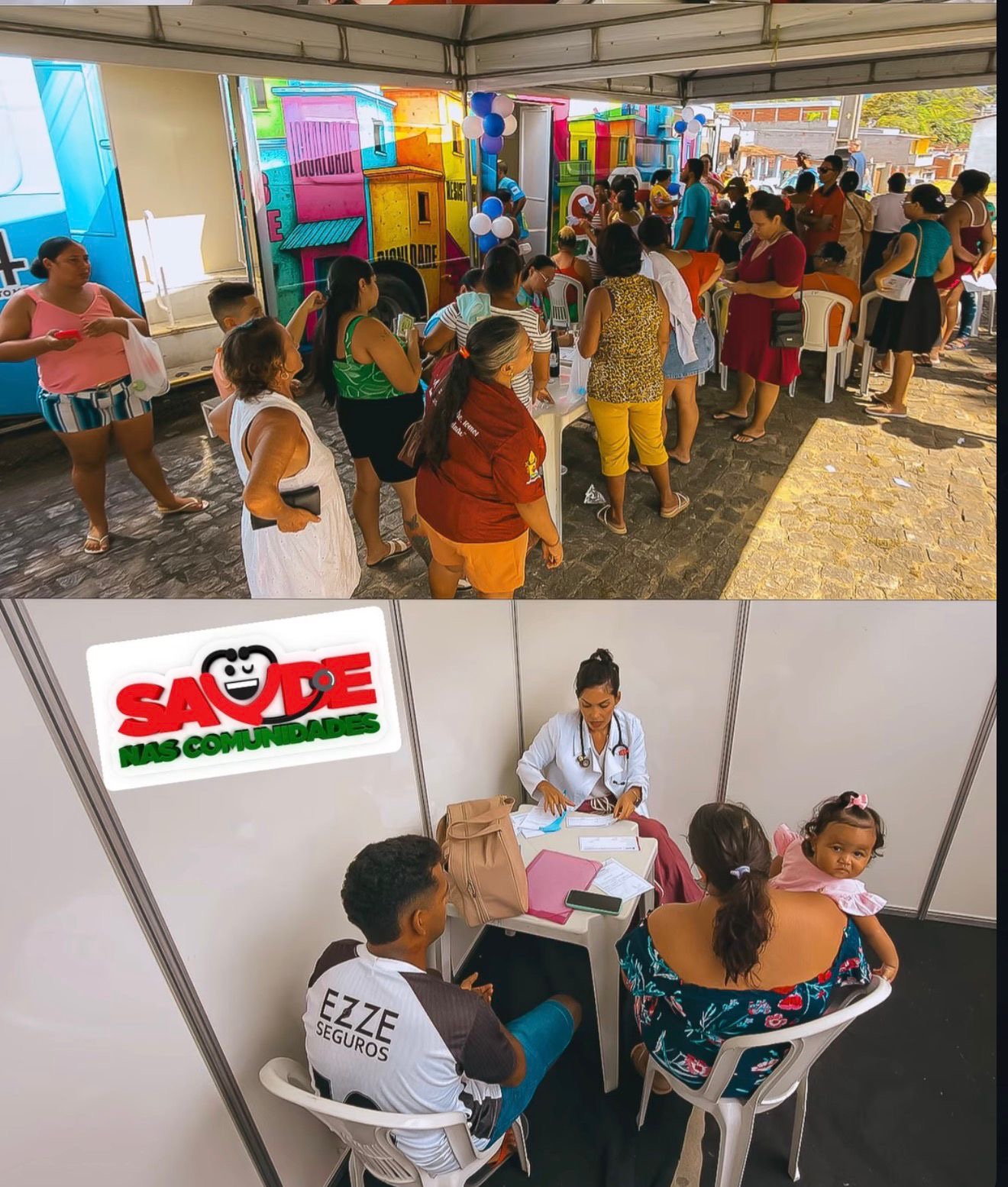 Saúde nas Comunidades realiza atendimentos no ginásio municipal de Ibicaraí (BA)