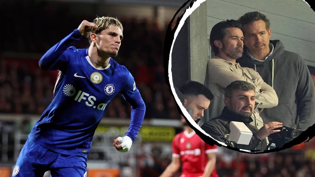 Wrexham fica duas vezes na frente, mas Chelsea vira na prorrogação e elimina time de Ryan Reynolds e Rob McElhenney da Copa da Inglaterra