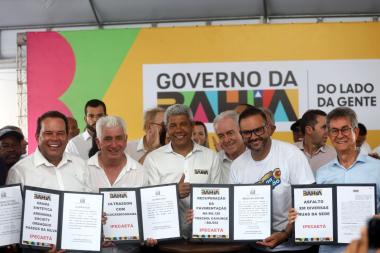 Governador autoriza obras de infraestrutura e educação e reforça serviços em Ipecaetá