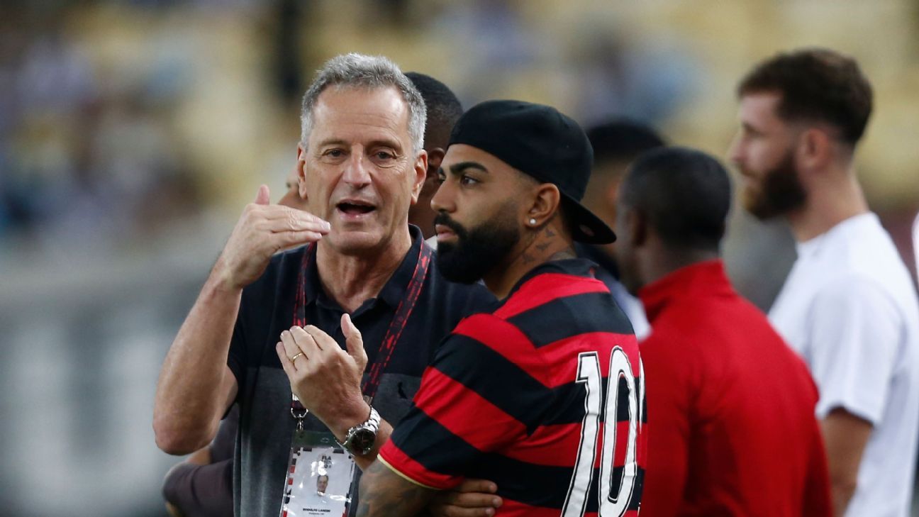 Pai de Gabigol rebate Landim e diz que atacante não está no Flamengo por culpa do ex-presidente: 'Se honrasse a palavra'