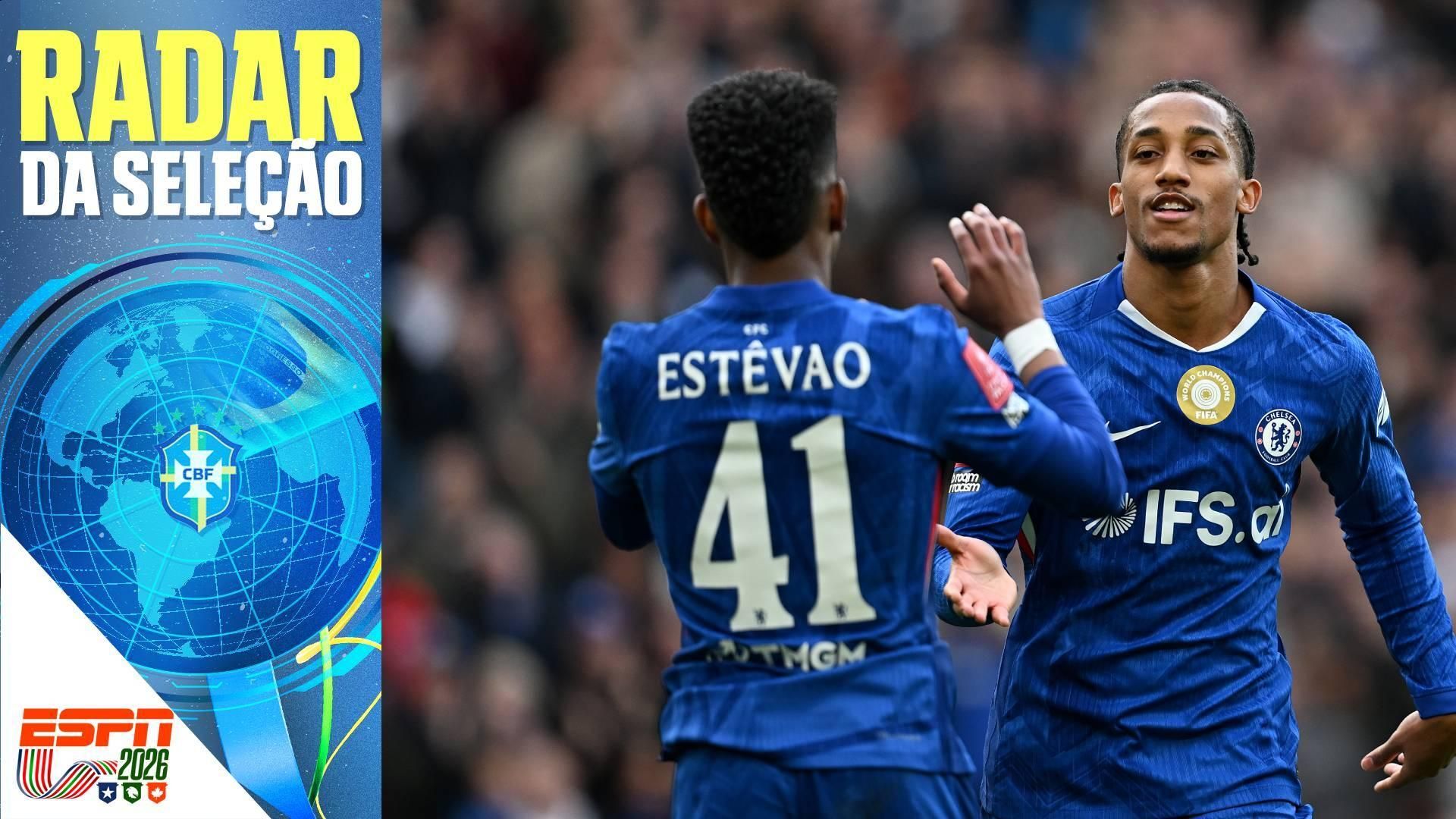 Radar da seleção brasileira: voltas de Estêvão e Militão animam Ancelotti, mas nova lesão acende alerta