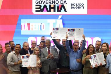 Mais de R$ 200 milhões em investimentos são anunciados para 14 municípios do interior baiano