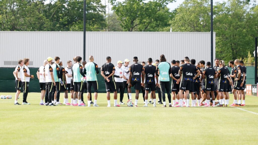 Escalação da Seleção Brasileira: Ancelotti testa cinco mudanças em treino aberto à torcida nos EUA