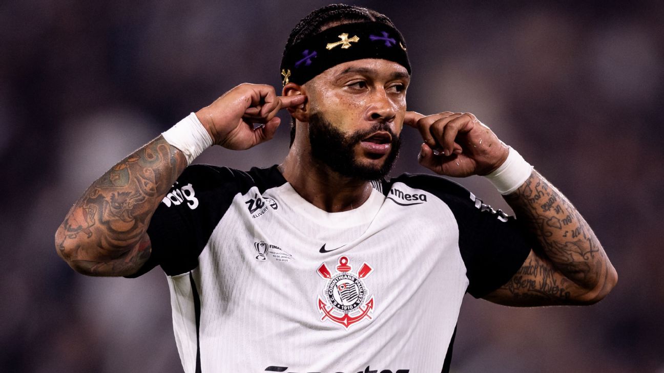 À ESPN, presidente do Corinthians minimiza indireta de Memphis Depay a vice em música: 'Pode ser o da República...'