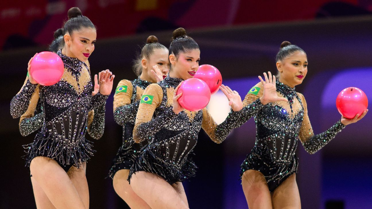 Brasil garante vagas nas Olimpíadas de Los Angeles 2028 graças a medalha de bronze no Mundial de Ginástica Rítmica