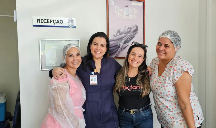MÃE VIAJA 40 KM PARA FAZER DOAÇÃO AO BANCO DE LEITE HUMANO DO HOSPITAL MANOEL NOVAES