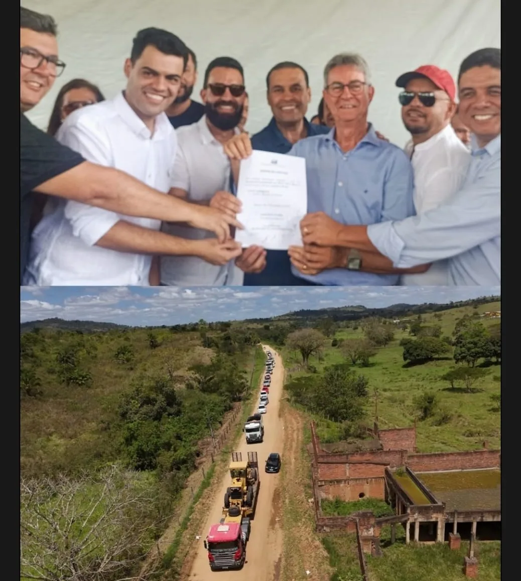 GOVERNO DA BAHIA ASSINA ORDEM DE SERVIÇO PARA ASFALTAR ESTRADA IBICARAÍ-SALOMEIA
